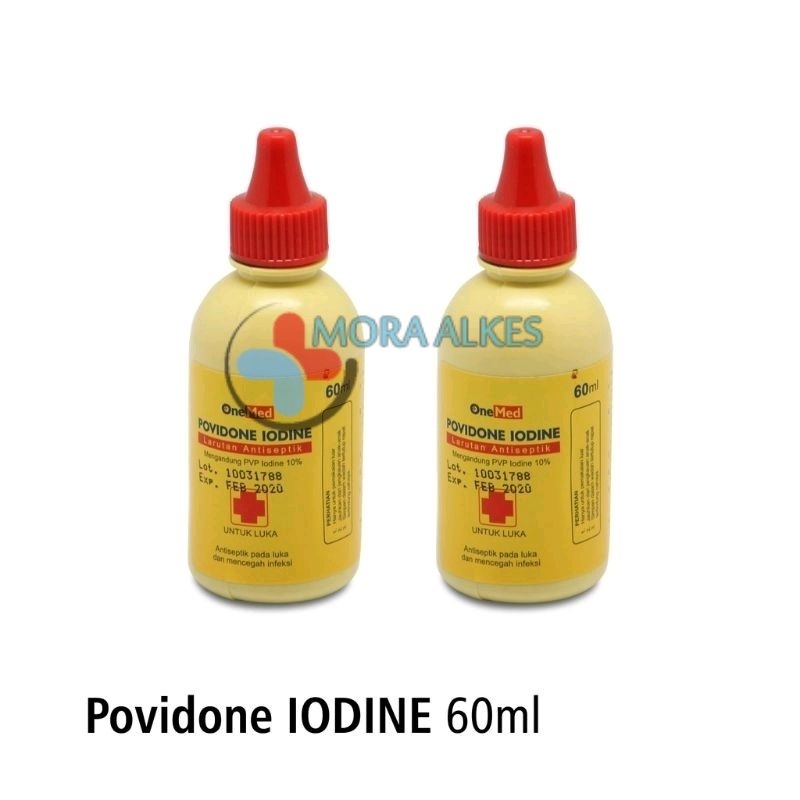Povidone Iodine 60ml Betadine Obat Luka Povidone Iodine Onemed 60ml