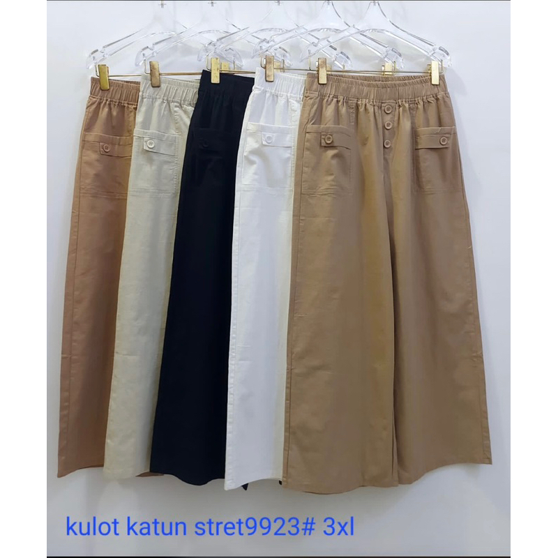 size 3XL &amp; 5XL celana kulot wanita import katun bangkok