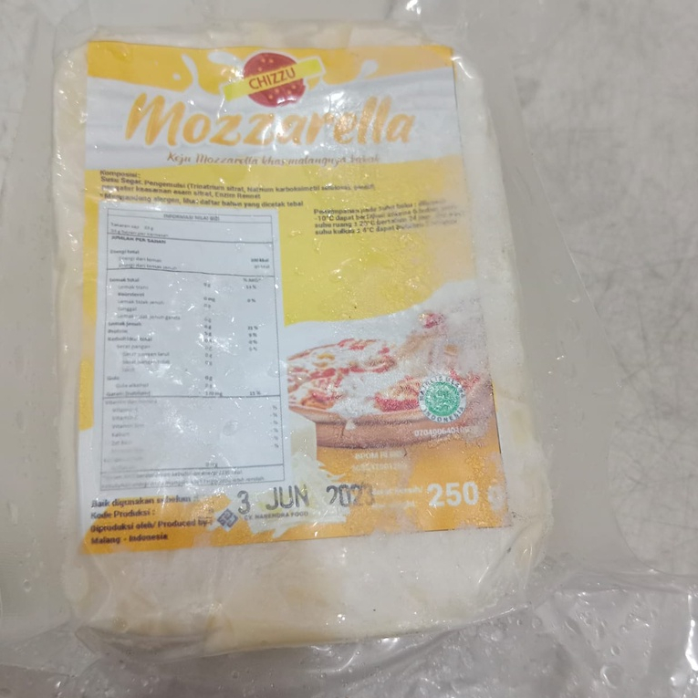 

Chizzu mozarella 250 gram