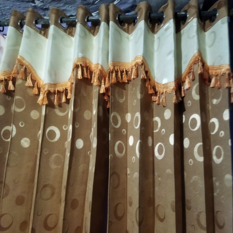 GORDEN JENDELA PINTU PONI RENDA KRISTAL TIRAI JENDELA PINTU PONI RENDA KRISTAL EMBOS MURAH