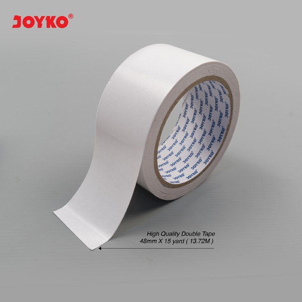 

(1 Biji) GROSIR Double Tape Joyko 48 mm x 15 yard Blue Core / Double Sided Tape Perekat 2 Sisi Joyko 48 mm x 15 yard / Double Tape 48 mm Joyko Core Biru