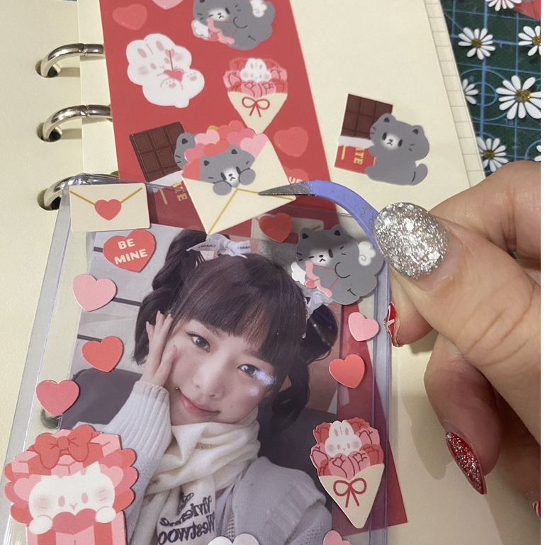 Stiker Dekorasi Photocard / Jurnal / Polcos Valentine (Waterproof) by @peachkiss.xo