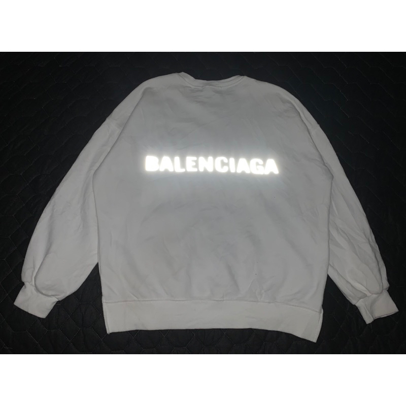 crewneck balenciaga preloved bekas second thrift vintage