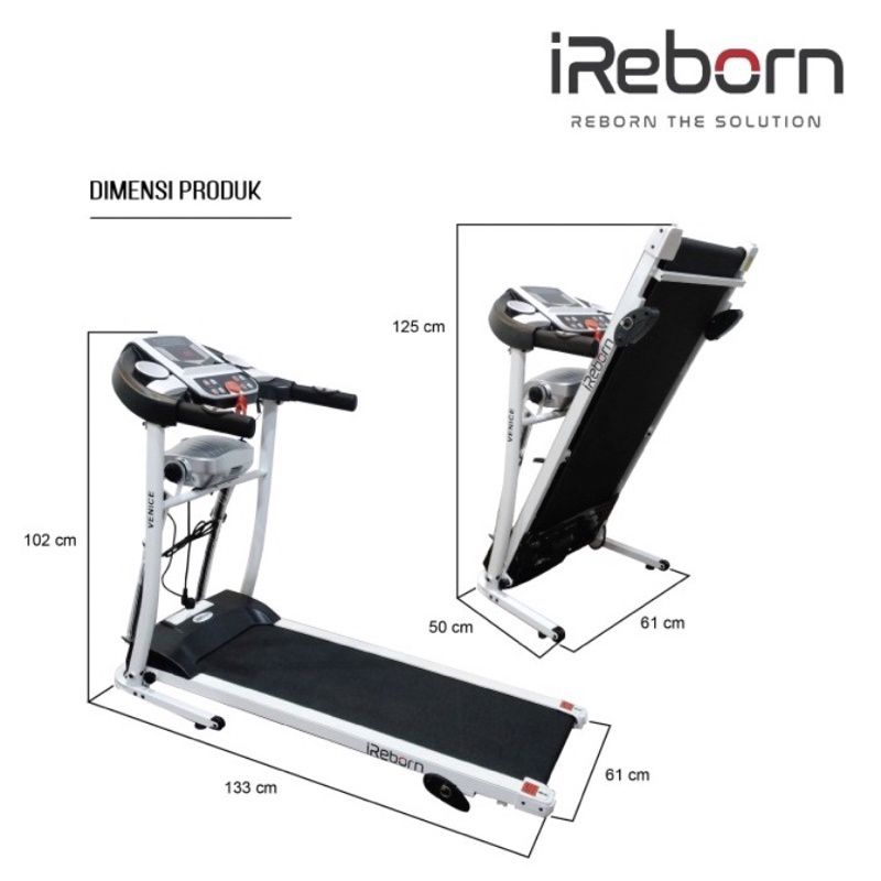 Alat Fitnes Treadmill Elektrik Venice