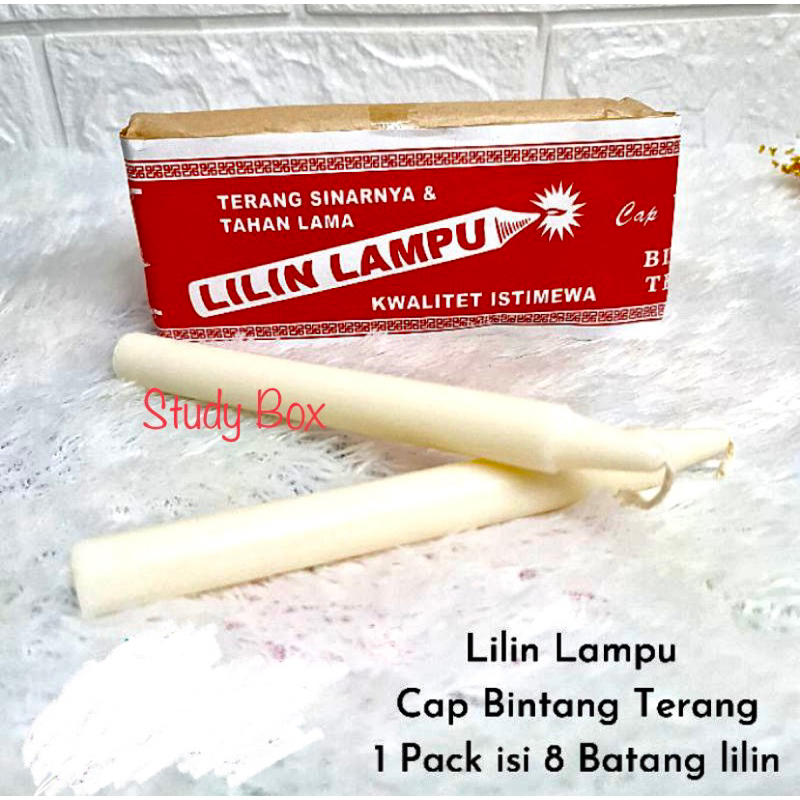 8pcs Lilin KECIL Cap PANDA LILIN KECIL BATANGAN PUTIH GROSIR