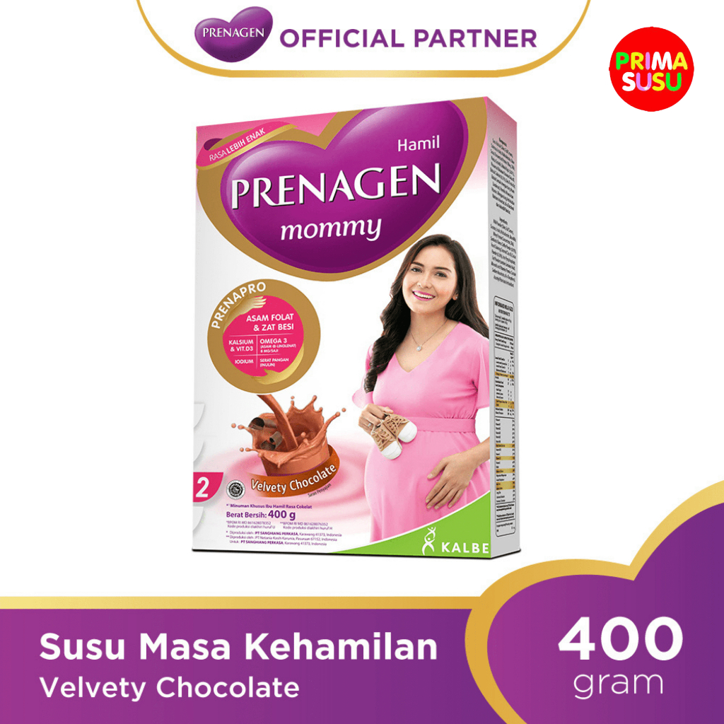 Prenagen Mommy 400 Gr, Mung Bean, Vanila, Strawberry, Cokelat