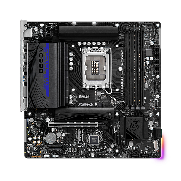 ASROCK B660M PHANTOM GAMING RIPTIDE | MOTHERBOARD INTEL LGA1700 DDR4