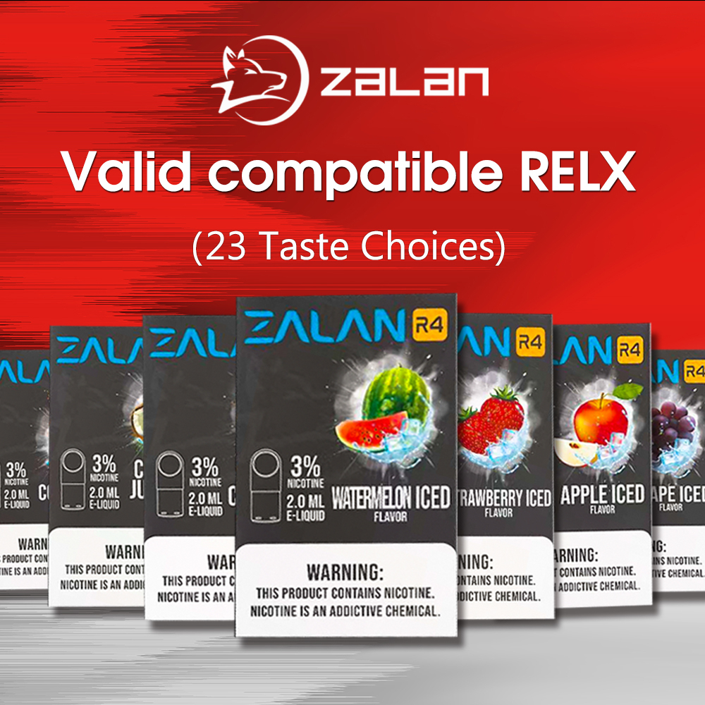 [RELX Pod]ZALAN Pod Compatible RELX Infinity &amp; Essential &amp; Phantom - All Flavours∣1 Pack Isi 1 Pod