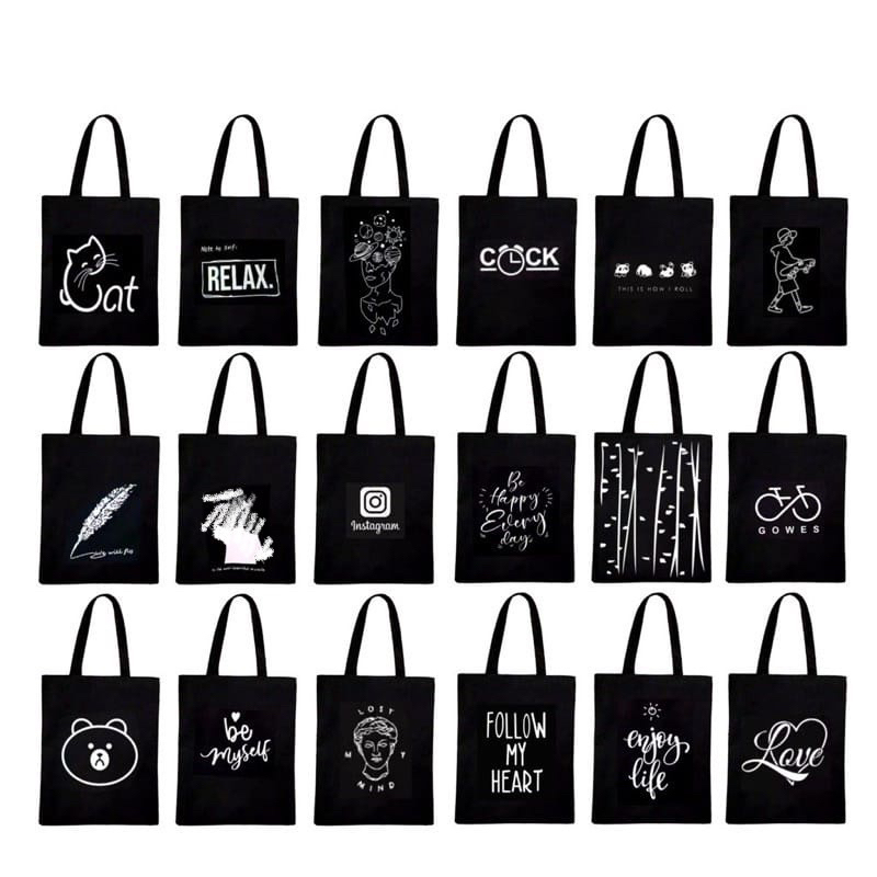 Ash shura Totebag (Perekat) Tas Custom Karakter Kpop Murah Motif