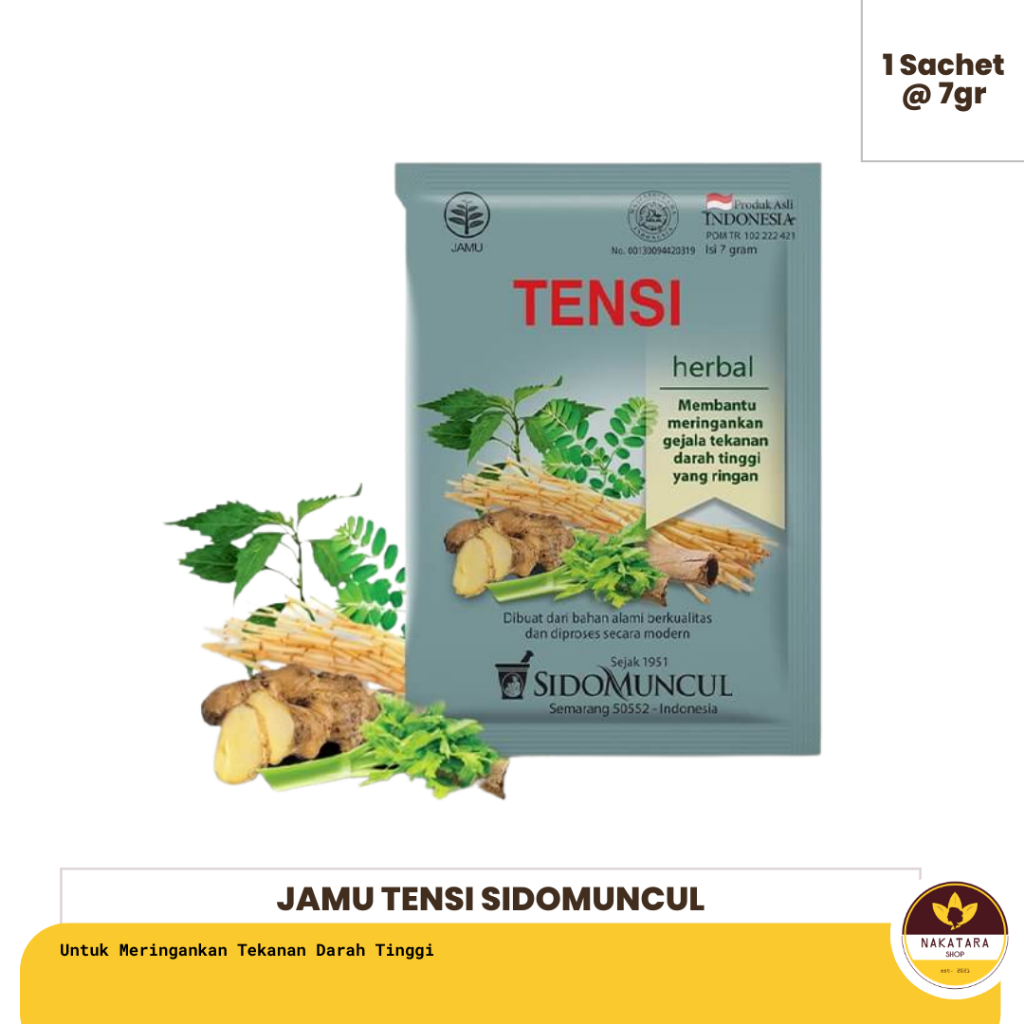 Jual Jamu Tensi Sido Muncul Isi 10 Sachet Serbuk Shopee Indonesia