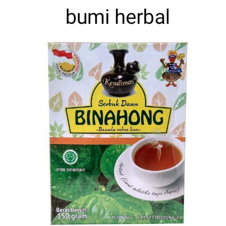 

Daun Binahong Serbuk Instant Herbal Kendi Mas 150 Gr