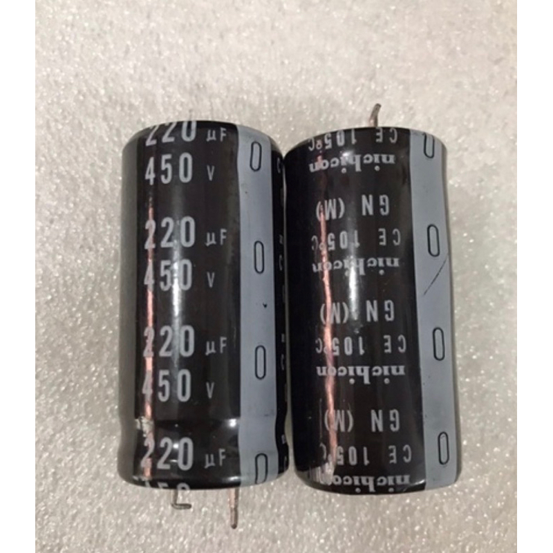 Capacitor Elco 220uf 450v Nichicon Kapasitor Elko 220uf 450v
