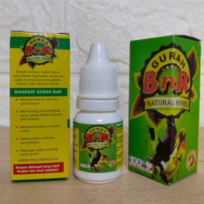 Gurah BNR Vitamin untuk membersihkan lendir burung murai batu dan mengobati burung serak