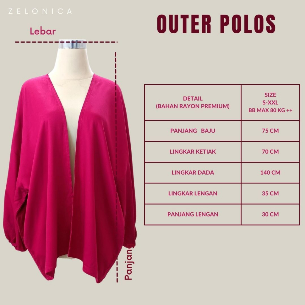 Zelonica KIYOWO outer Polos