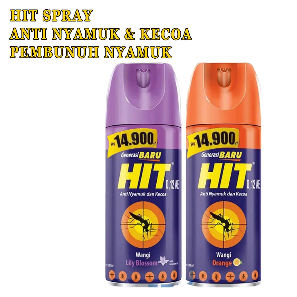 ANTI NYAMUK &amp; KECOA SPRAY * 200ML * HIT