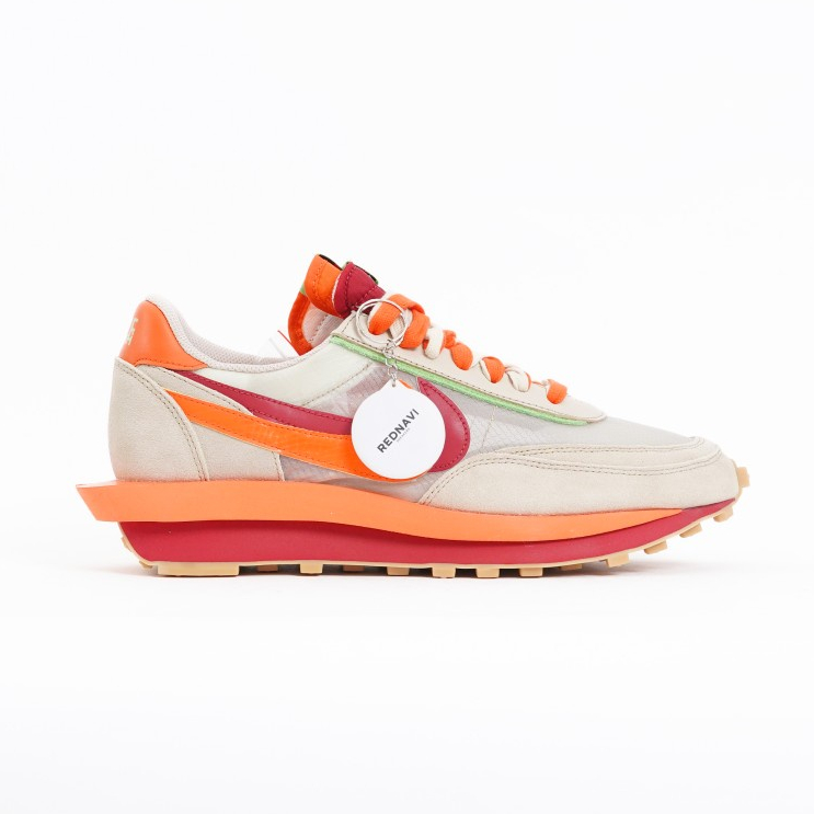 Nike LD Waffle Sacai Clot Kiss of Death Net Orange Blaze Original