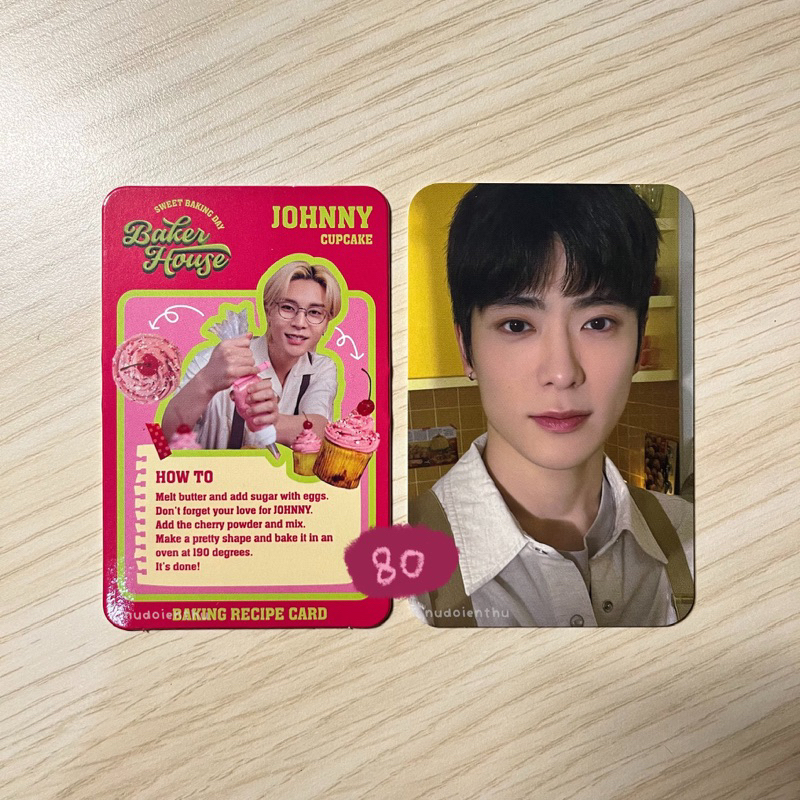 pc jaehyun johnny baker house selca recipe card