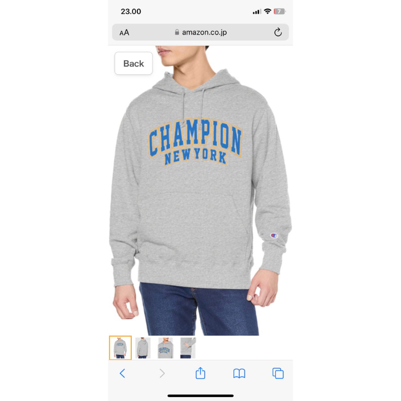 Hoodie Champion Capital New york Campus(C3-W117)