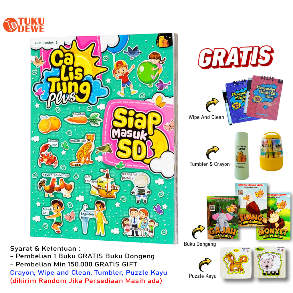 Jual Buku Calistung Anak TK Dan Paud Lengkap - Calistung Siap Masuk SD ...