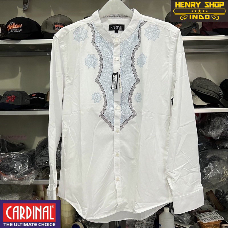 Kemeja Koko Cardinal Formal Panjang Original