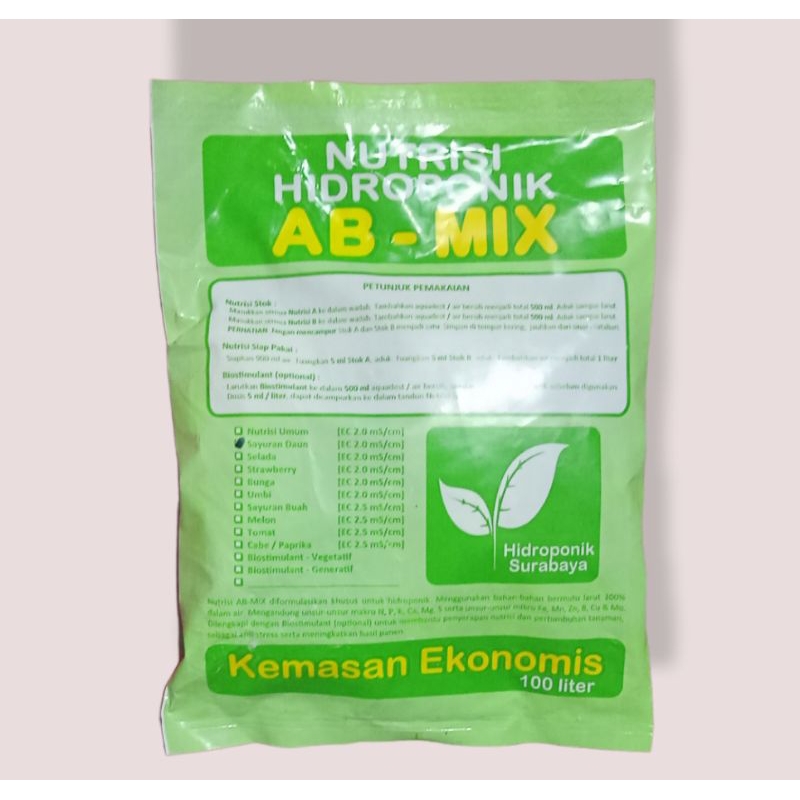 NUTRISI HIDROPONIK AB MIX