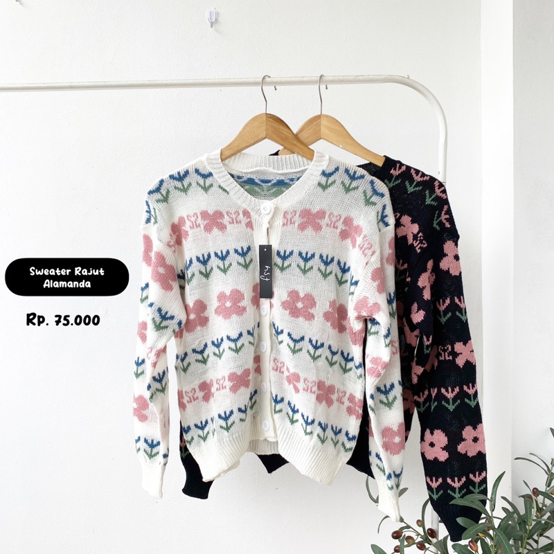SWEATER RAJUT ALAMANDA - Sweater Rajut Wanita Fisy