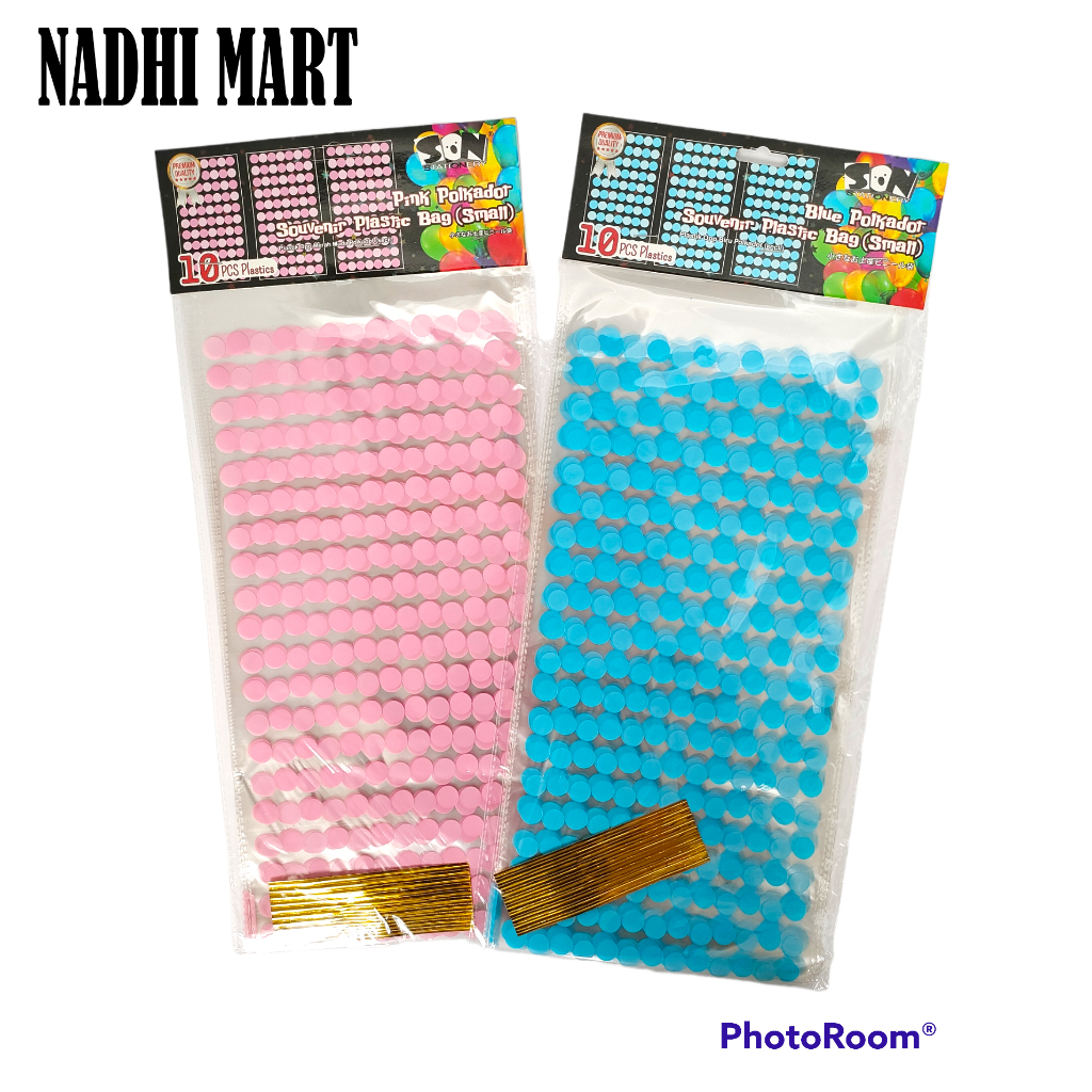 

PLASTIC PARCEL ULANG TAHUN / PINK POLKADOT PLASTIC BAG SMALL GZ-140