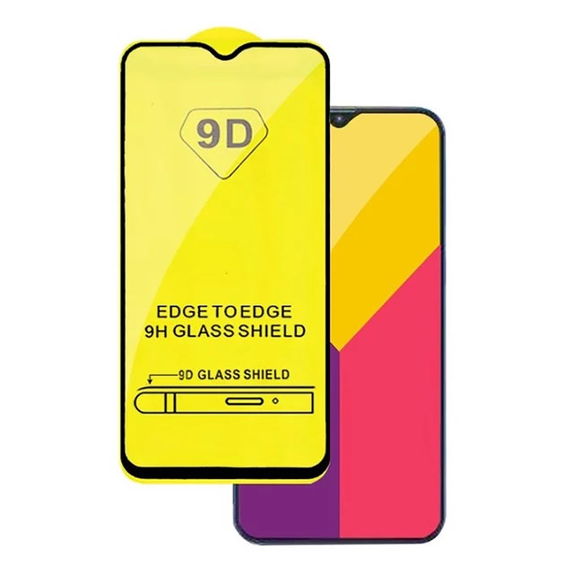 OPPO K1 K3 K5 K7 K7X K9 K9 PRO K10 K10 5G K10X Tempered Glass Full Lem 9D Full Cover Anti Gores Kaca - White_Cell