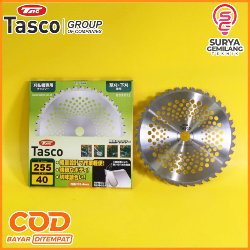 Pisau rumput bulat Tasco untuk potong rumput gendong tasco tanaka dll
