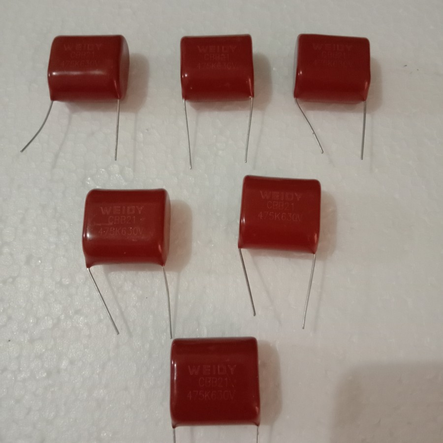 KAPASITOR MYLAR WEIDY ORIGINAL 630V/475K