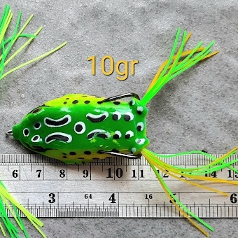 Umpan gabus toman Casting Kodok kecil Katak Soft Frog Lure Bait 4cm/6cm-5gr/10gr