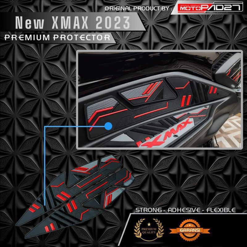 Motopad27 Stiker Rubber SidePad XMAX NEW 2023 Bahan Karet Premium