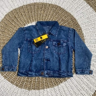 Jaket jeans anak korean style usia 3-8 tahun