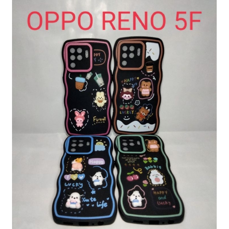 SOFTCASE GAMBAR ANIMASI PLUS BONEKA OPPO RENO 5F