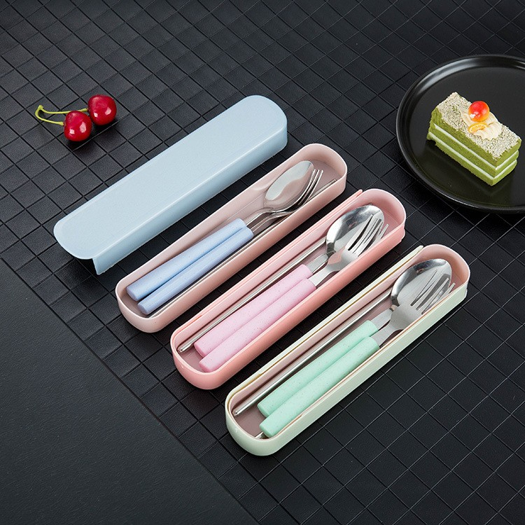 SGMSHOP Sendok Garpu Set Traveling Alat Makan Stainless Steel Souvenir sg20