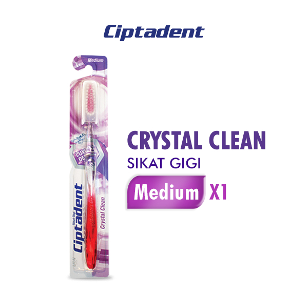 Ciptadent Sikat Gigi Crystal Clean Medium