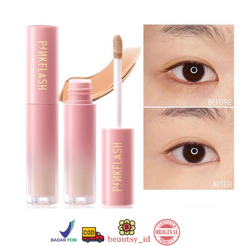 Pinkflash Lasting Matte Concealer Original BPOM Breathable