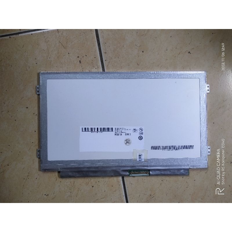 LED display 10,1in Slim ex Asus eepc Mulus bening