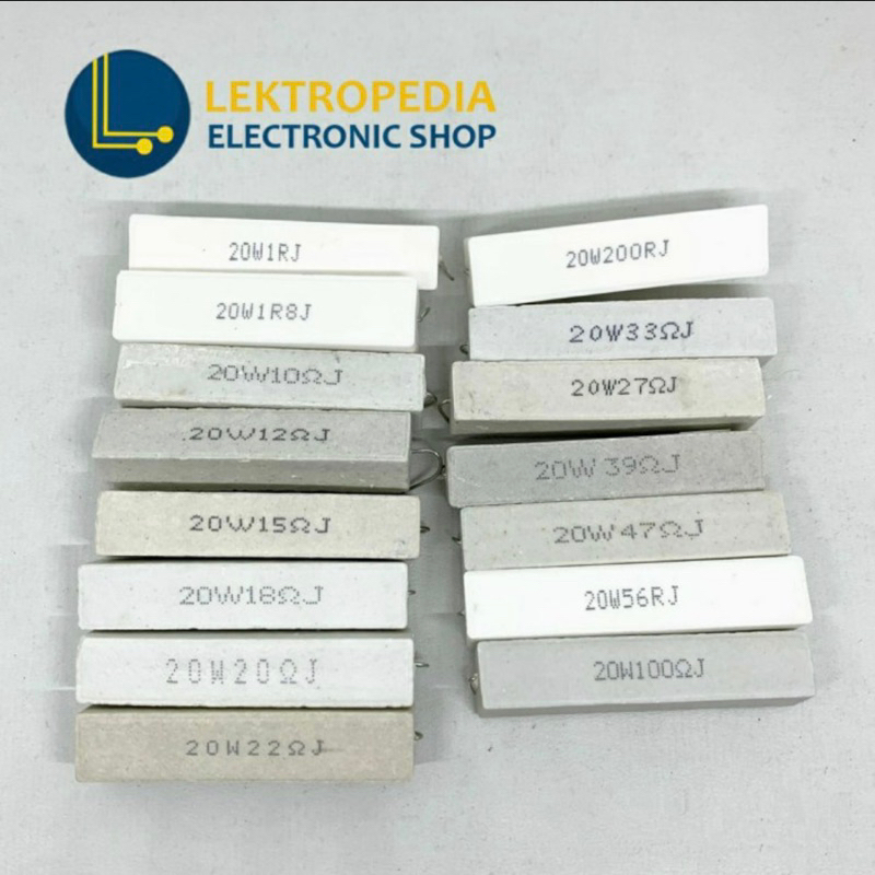 Resistor 20w 47ohm 47 ohm 20watt 47r 47j 20 w watt