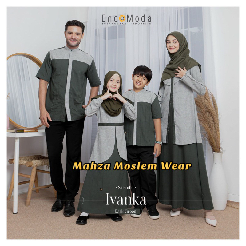 SARIMBIT IVANKA DARK GREEN || SARIMBIT KELUARGA ORIGINAL ENDOMODA