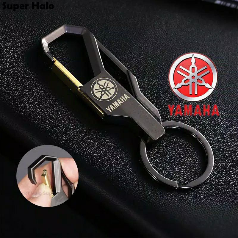 gantungan kunci motor logo yamaha Fazio nmax aerox dll