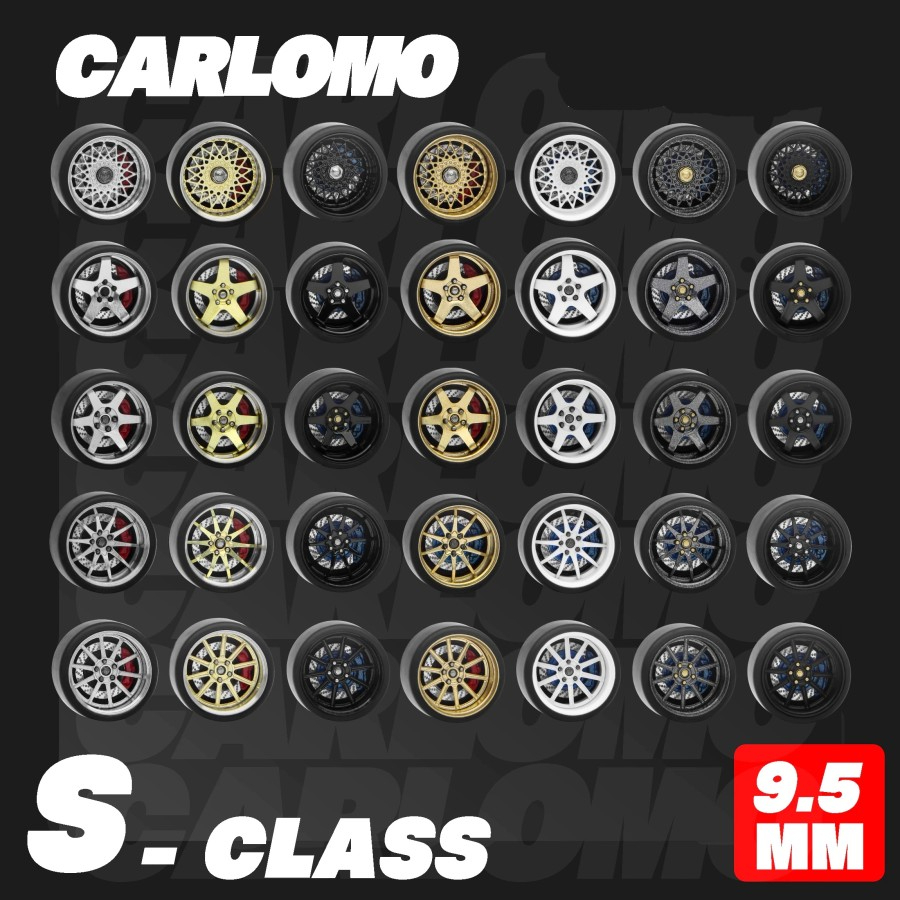 Carlomo 1:64 Alloy Premium Wheels S-Class MURAH S02 Varian