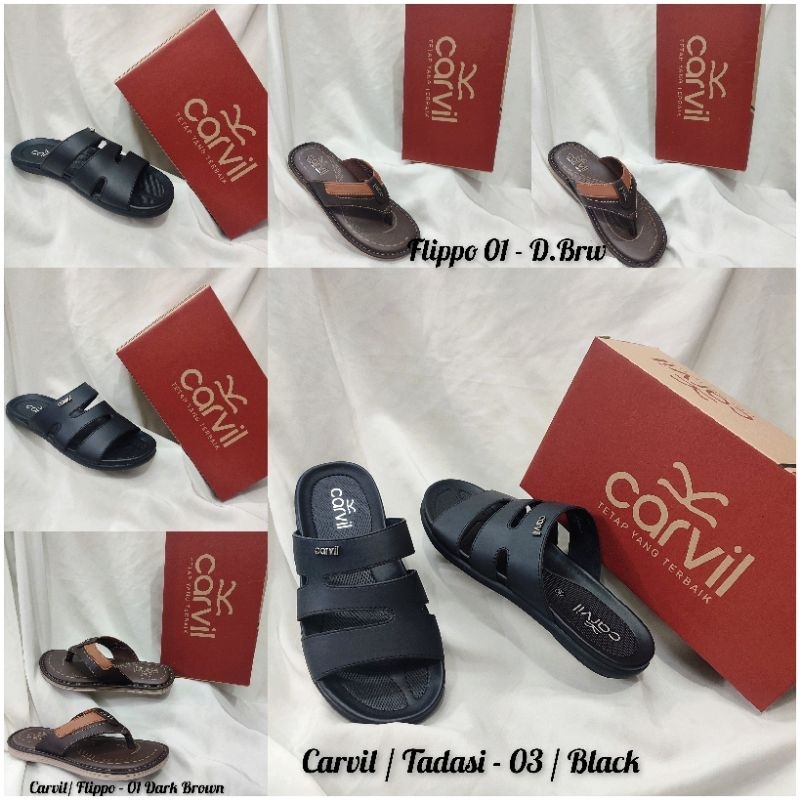 SANDAL PRIA DEWASA CARVIL FLIPPO 01.....SANDAL JEPIT CARVIL ORIGINAL......