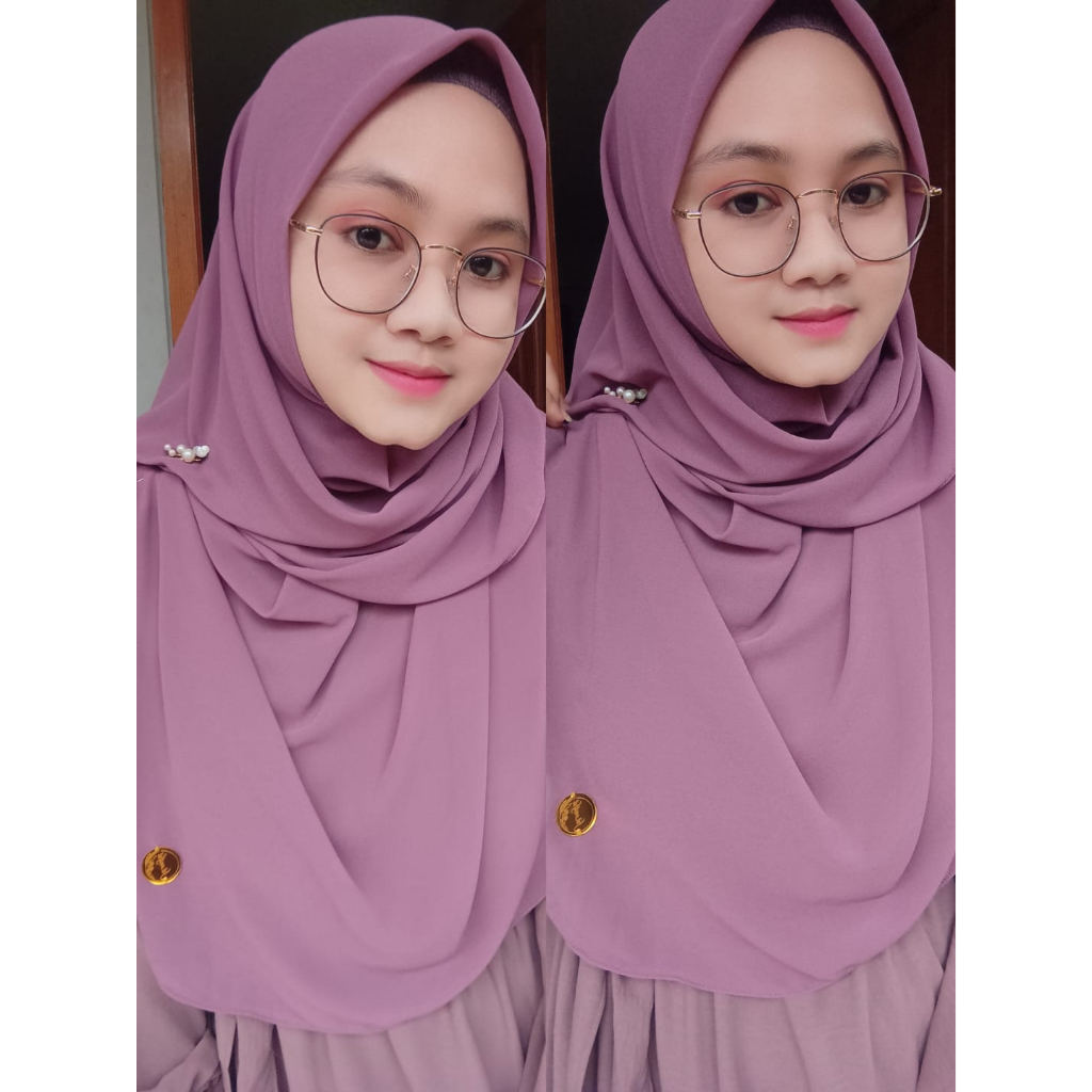 hijab Square curve jilbab Square curve hijab jilbab malaysian square HDI heavy chiffon flowly