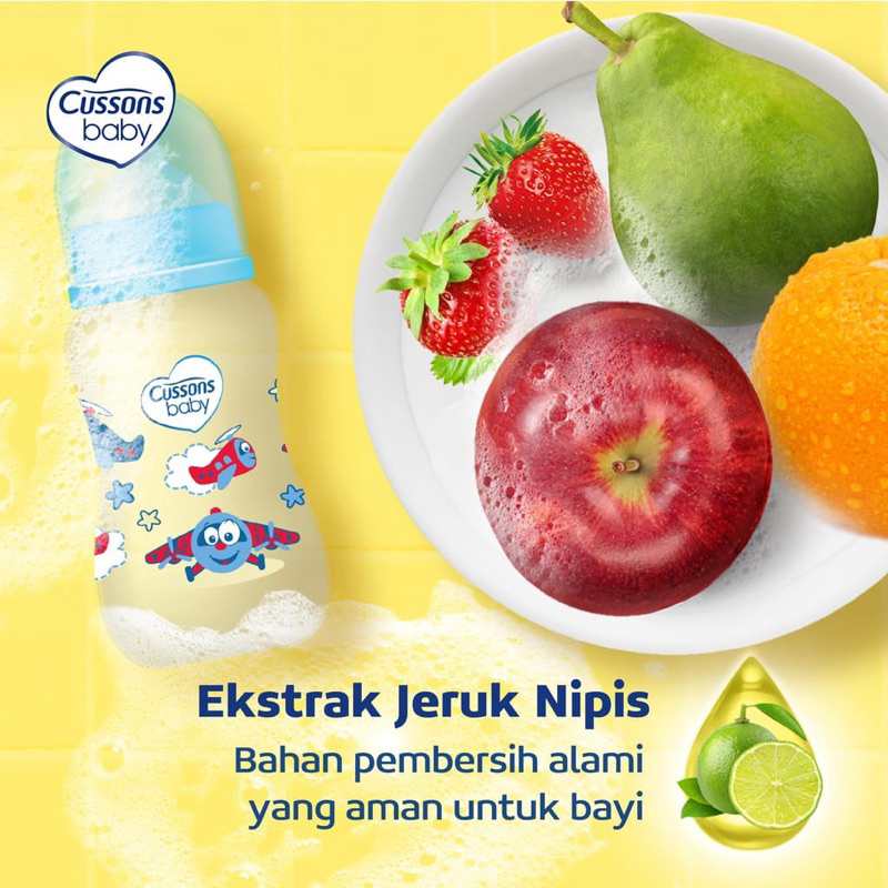 Cussons Baby Liquid Cleanser 400ml + 300ml Cairan Pencuci Botol Sabun Cuci botol