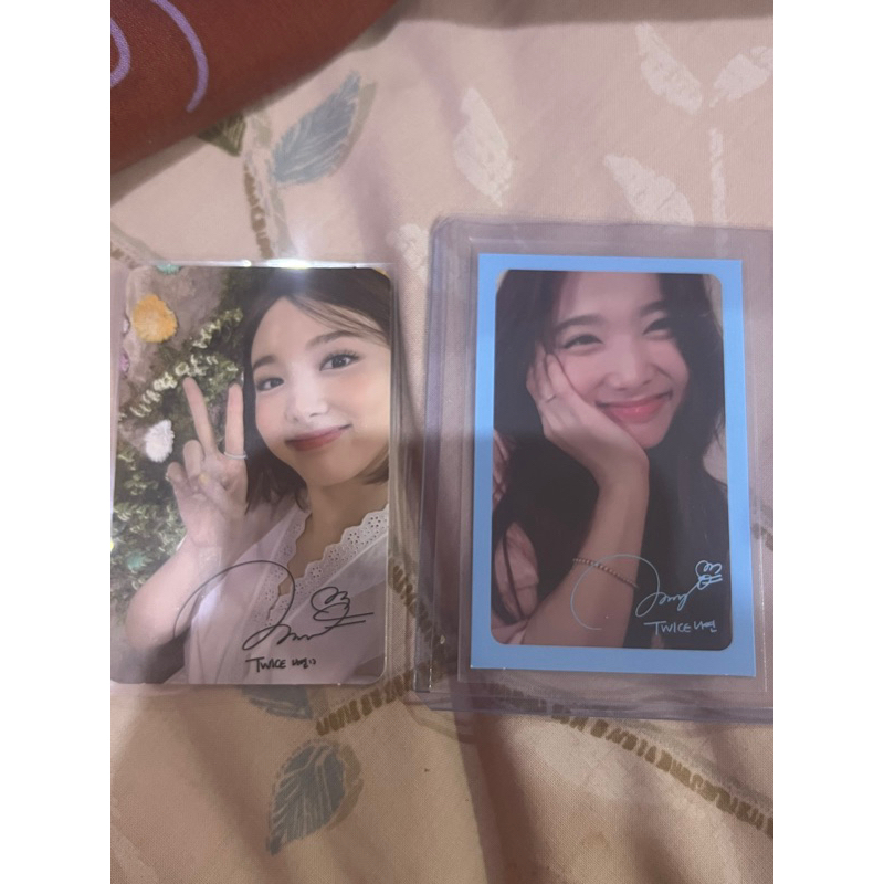 nayeon photocard twice official pc signed summer nights pair nayeon kebaya signed mnm