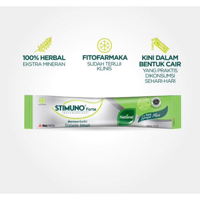 Stimuno forte stickpack box 5 sachet @10 ml ( stimuno daya tahan tubuh )