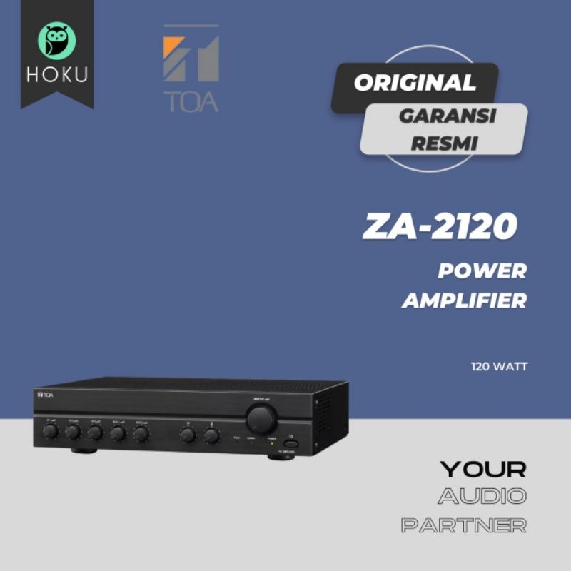 TOA ZA 2120 Amplifier Za2120 Ampli 120watt