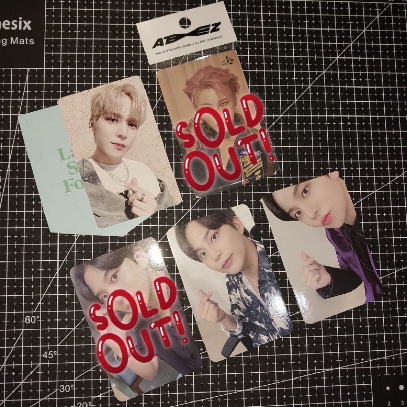 PHOTOCARD ATEEZ YUNHO FANKIT JONGHO SOUNDWAVE JONGHO HELLO82