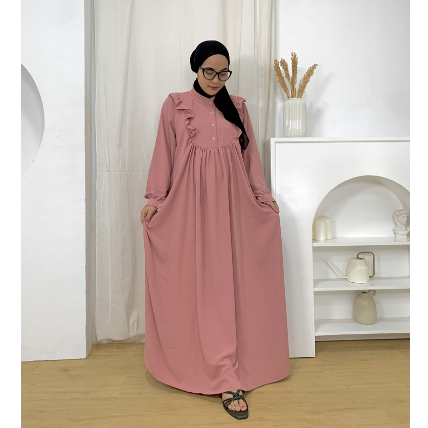 Mayra Dress Pakaian Wanita Kekinian Gamis Terbaru By Mahyra